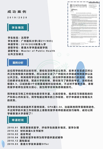 港智優(yōu)留學offer | 香港大學李嘉誠醫(yī)學院公共衛(wèi)生碩士